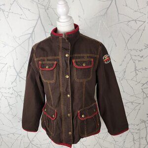 Horseware Ireland Brown Canvas Full Zip Utility Equestrian Jacket